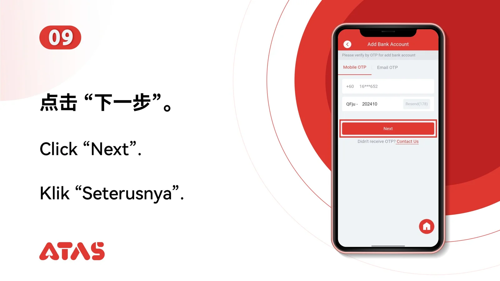 Add Bank Account — Step 10