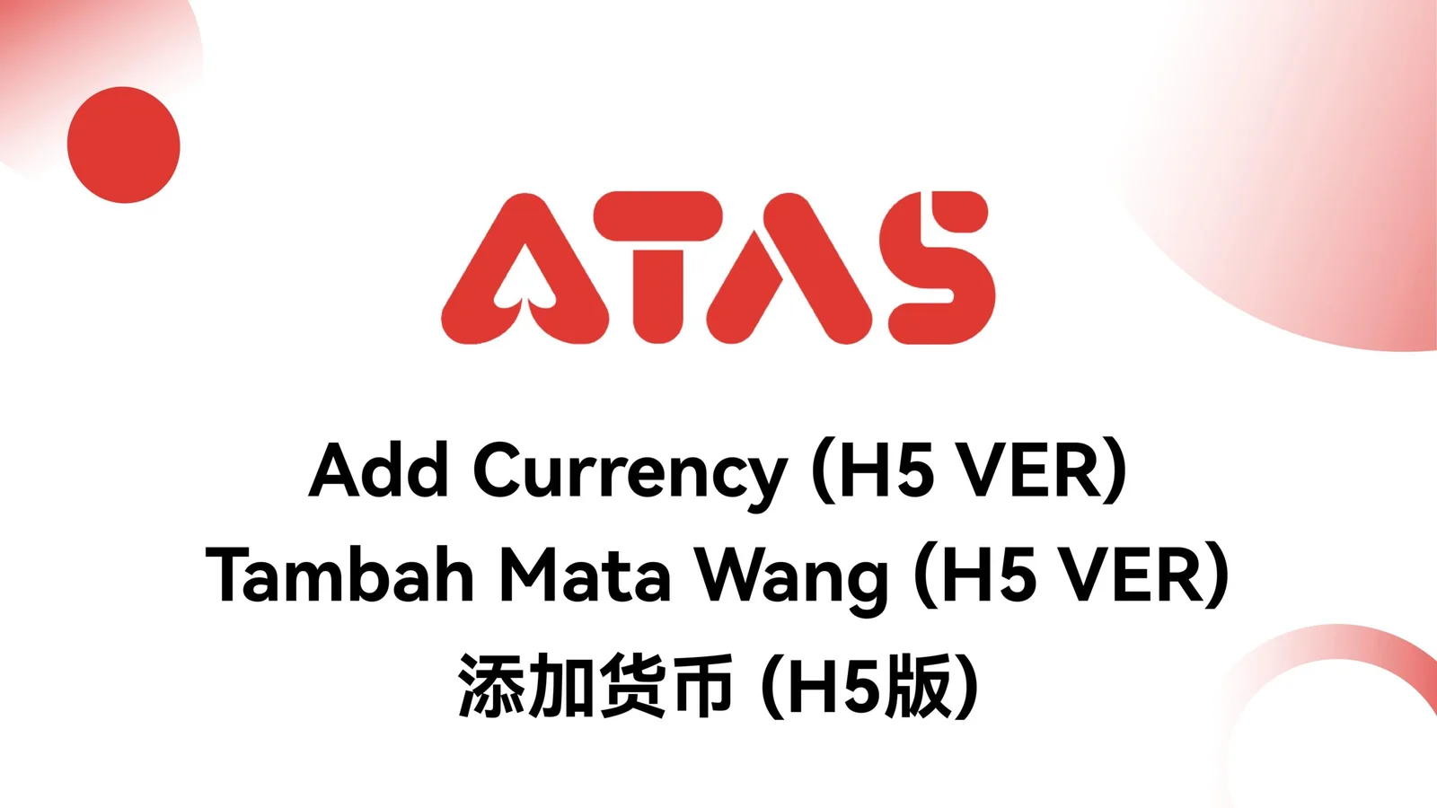 Add Currency