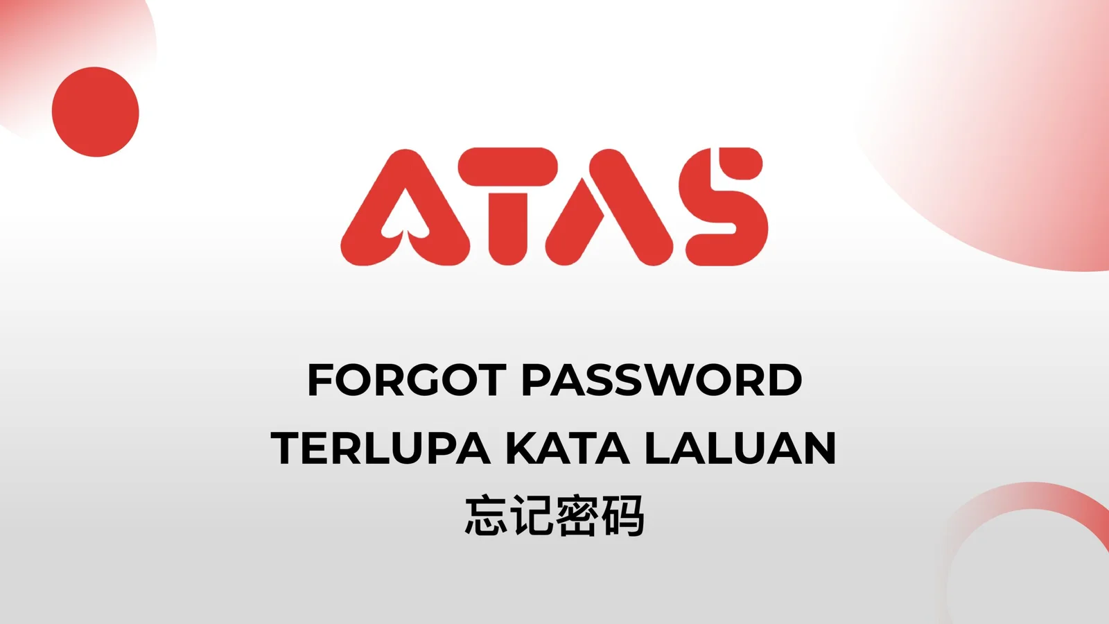 Reset Forgotten Password