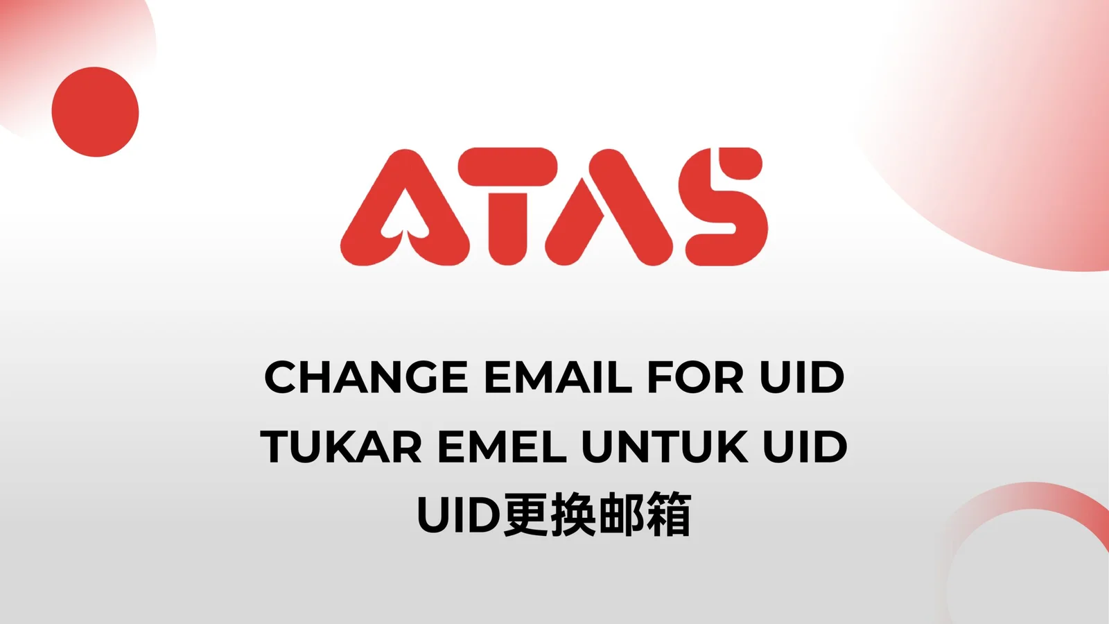 Change UID Email