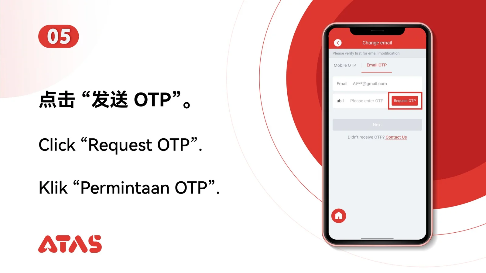 Change UID Email — Step 6