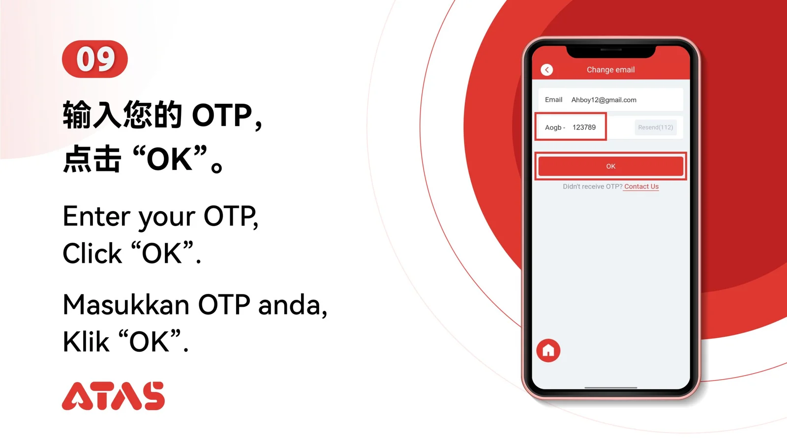 Change UID Email — Step 10